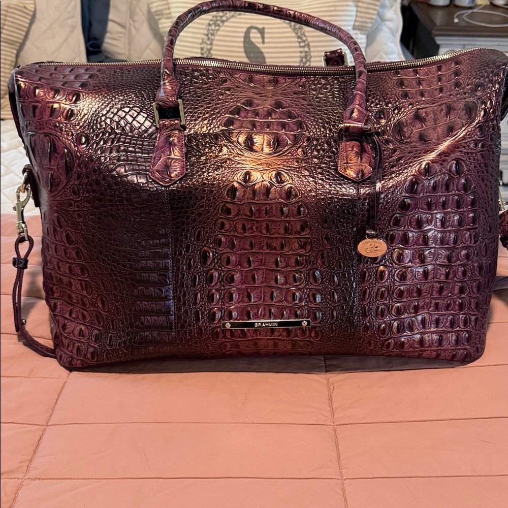 Brahmin Duxbury Weekender - Fig Jam